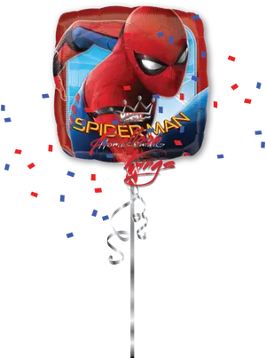 Spiderman Balloon Celebration PNG image