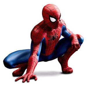 Spiderman Crouching Transparent PNG Llg31 PNG
