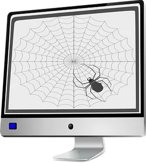 Spideron Computer Screen PNG image