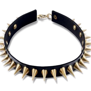 Spiked Choker For Everyday Wear PNG 06282024