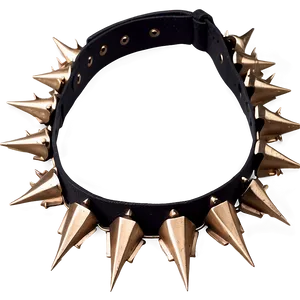 Spiked Choker For Music Festival PNG 70