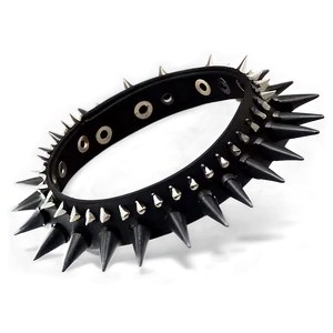 Spiked Choker For Punk Outfits PNG 06282024