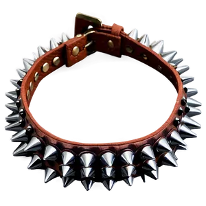 Spiked Choker With Multilayer Design PNG 06282024