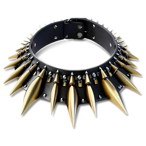 Spiked Collar Necklace Png Piq PNG image