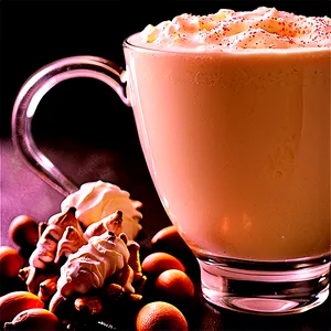 Spiked Eggnog For Adults PNG Avq27 PNG