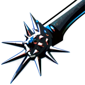 Spiked Mace Clipart Png 06132024 PNG image