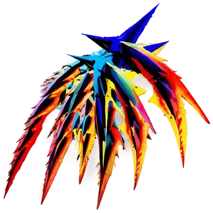 Spikes In Abstract Art PNG 06122024 PNG