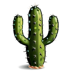 Spiky Cactus Emoji PNG Gni64 PNG