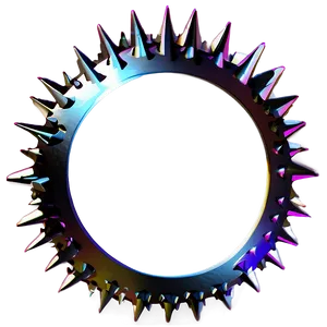 Spiky Circle Frame PNG 06122024 PNG
