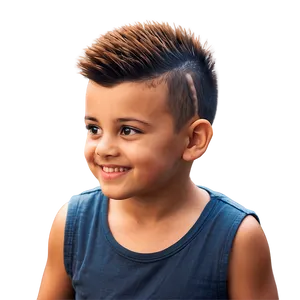 Spiky Hair Boy PNG 25