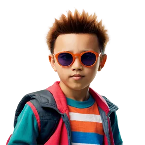 Spiky Hair Boy PNG Knn