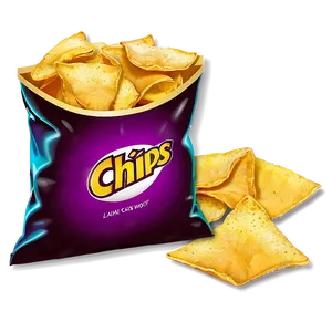 Spilled Bag Of Chips Png Byv79 PNG image