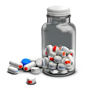 Spilled Pill Bottle PNG Igf42 PNG