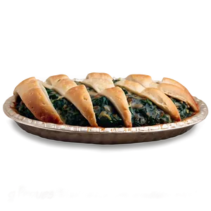 Spinach Pie Sliced Bread Top PNG
