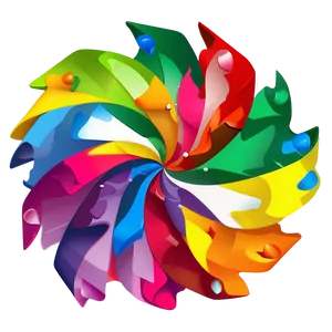 Spinning Pinwheel Clipart PNG Yda