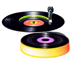 Spinning Vinyl Disc Animation PNG 1 PNG