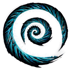 Spiral Brush Stroke PNG 77
