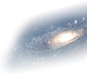 Spiral Galaxy In Space PNG image