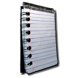 Spiral Note Paper PNG Buk PNG