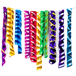 Spiral Party Streamers PNG Oil99 PNG