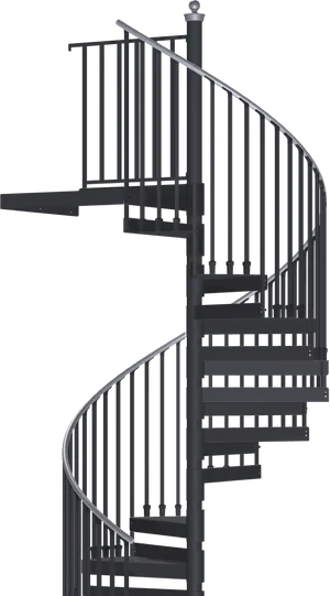 Spiral Staircase Design PNG image