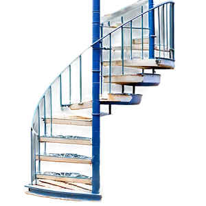 Spiral Staircase In Garden PNG 06242024