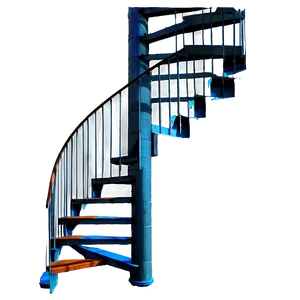 Spiral Staircase In Loft Png Bhv PNG image