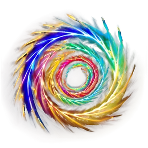 Spiral Streaks Light PNG 4