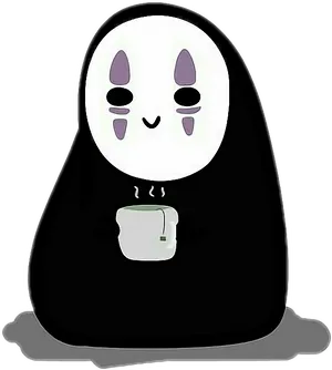 Spirited Away No Face Character PNG image