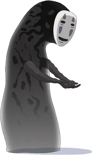 Spirited Away No Face Character PNG image