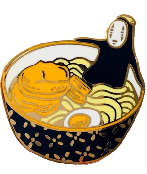 Spirited Away No Face Pin PNG image