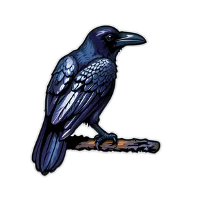 Spiritual Raven Emblem PNG Axp