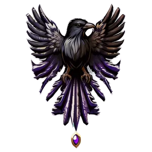 Spiritual Raven Emblem PNG Vlc