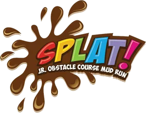 Splat Jr Obstacle Course Mud Run Logo PNG image