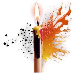 Splatter Candle Flame Png Uux86 PNG image