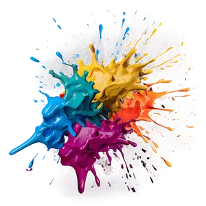 Splatter Color Splash PNG 94