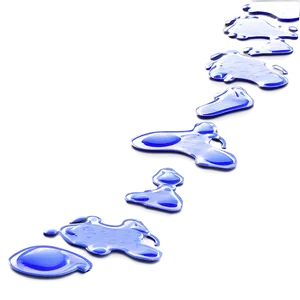 Splatter Footprints Path PNG 33