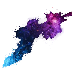 Splatter Galaxy Cosmic PNG 9