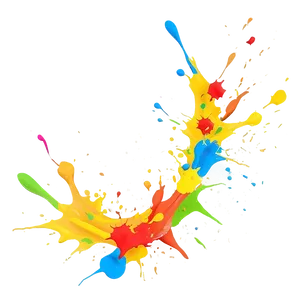 Splatter Paint Abstract Wallpaper PNG Rup1 PNG