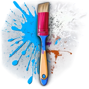 Splatter Paint Brush Stroke Png 06272024 PNG image