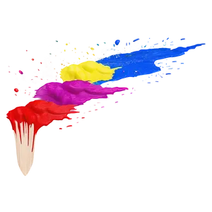 Splatter Paint Brush Strokes Png 05042024 PNG image