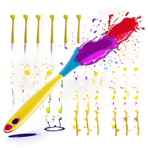 Splatter Paintbrush Splat PNG 06122024 PNG