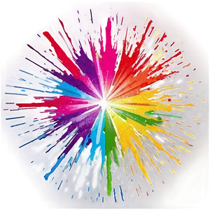 Splatter Starburst Effect Png 05042024 PNG image