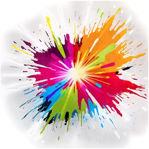 Splatter Starburst Effect Png 05042024 PNG image