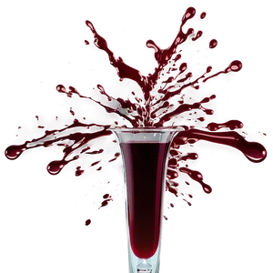 Splattered Wine Stain PNG Xvm