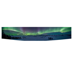 Splendid Aurora Above Horizon PNG Tyb PNG