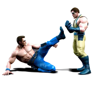 Split Punch Johnny Cage Png 06292024 PNG image