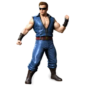 Split Punch Johnny Cage Png Jbb19 PNG image