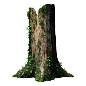 Split Tree Trunk PNG 05242024
