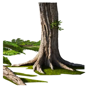 Split Tree Trunk PNG Vve